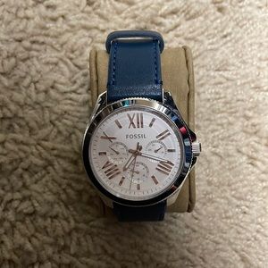 Genuine Leather Fossil Watch